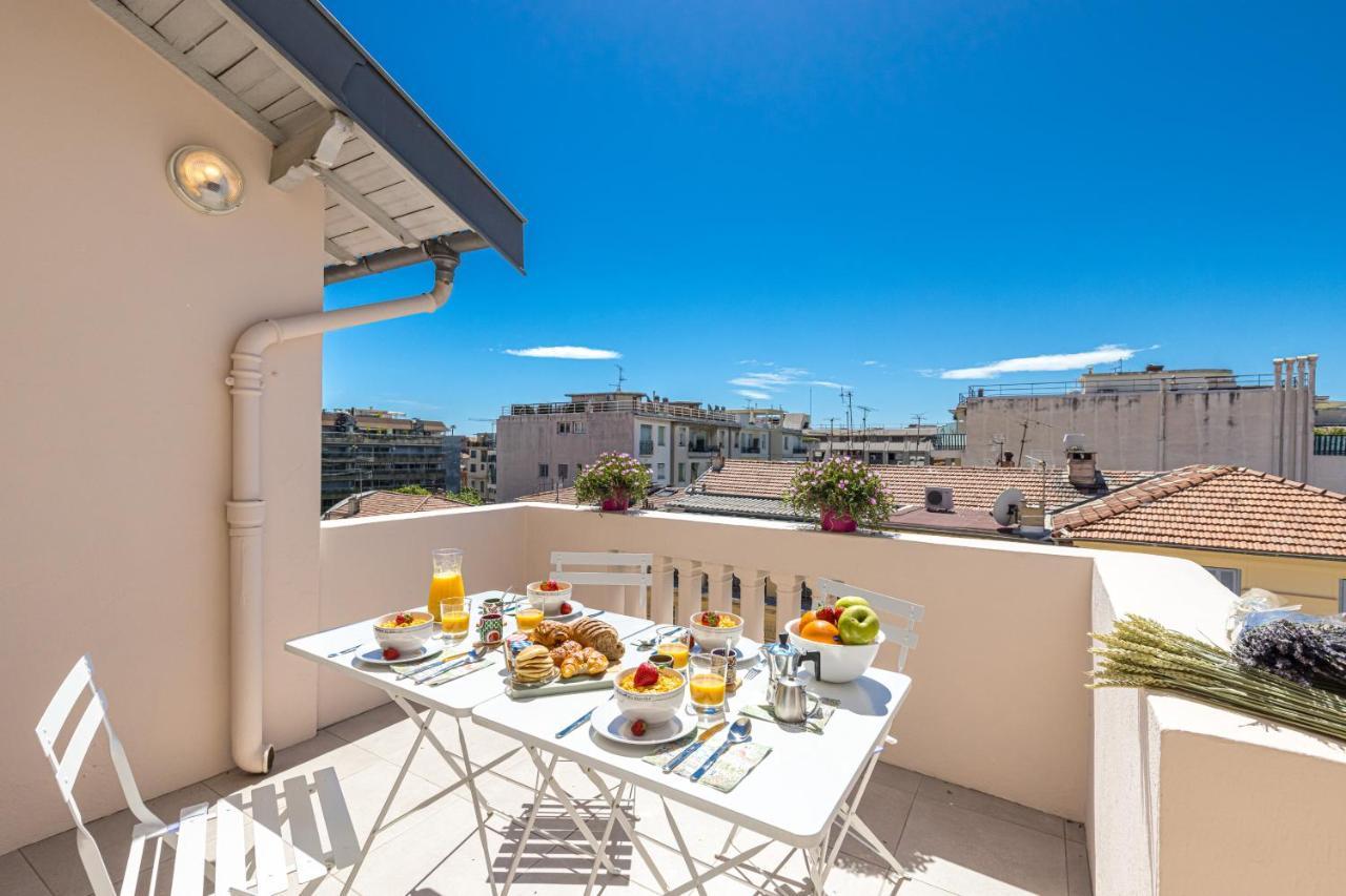 Spitalieri- Sunny Terrace With View -New Apartment Nice Buitenkant foto