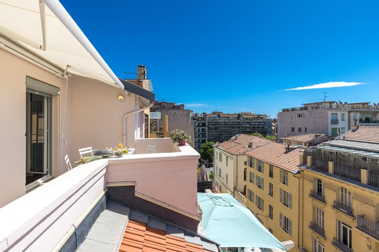 Spitalieri- Sunny Terrace With View -New Apartment Nice Buitenkant foto