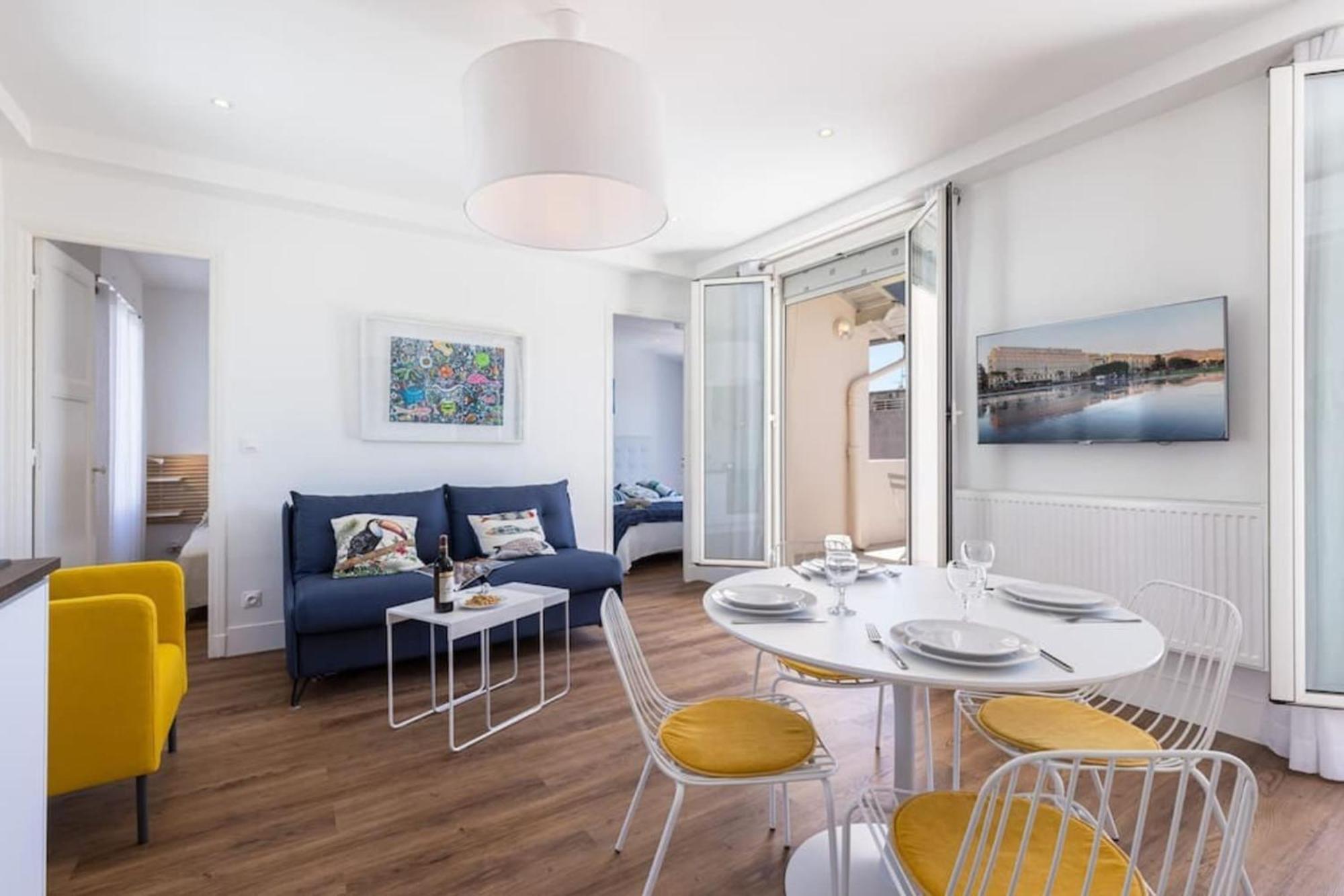 Spitalieri- Sunny Terrace With View -New Apartment Nice Buitenkant foto